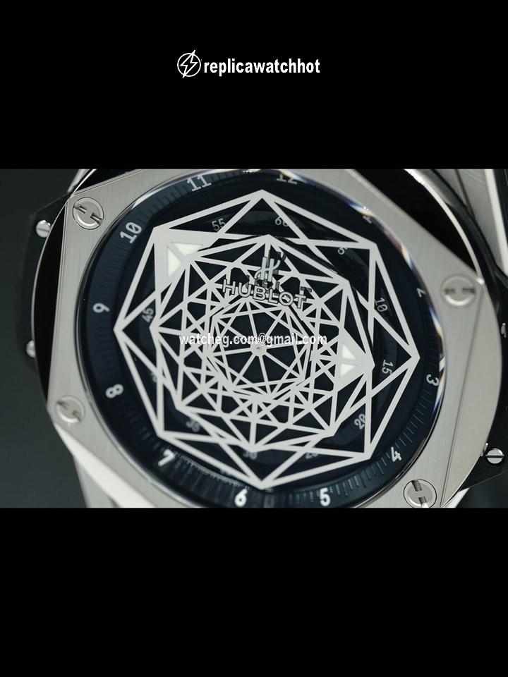 Hublot Big Bang Sang Bleu Mens watch Unisex Automatic Titanium 415.NX.1112.VR.MXM16 2