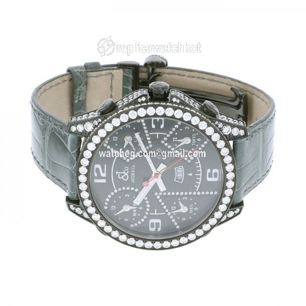 Jacob & Co. Five Time Zone Quartz Steel JC-2BCDADC 2