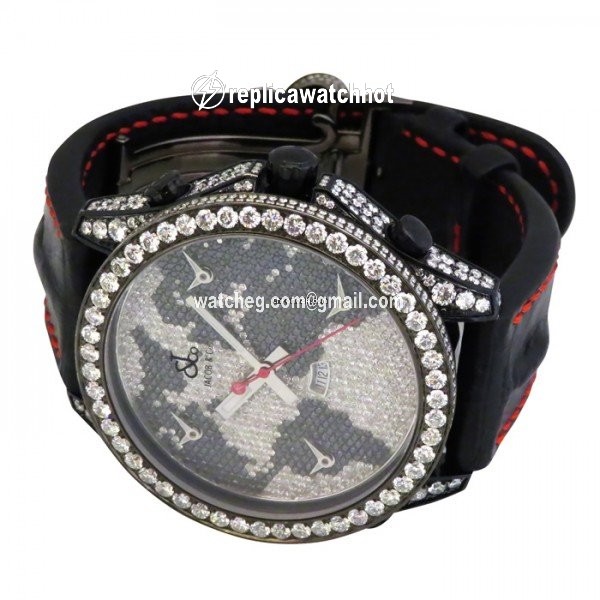 Jacob & Co. Five Time Zone Quartz Steel JC-47BKBDC 2