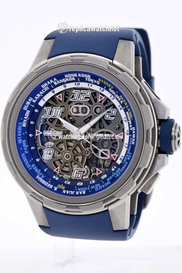 Richard Mille RM 63 Mens watch Unisex Automatic Titanium RM63-02 2