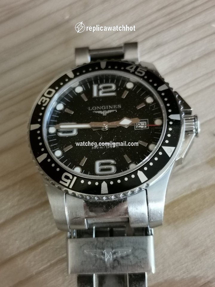 Longines HydroConquest Mens watch Unisex Quartz Steel L3.640.4 2