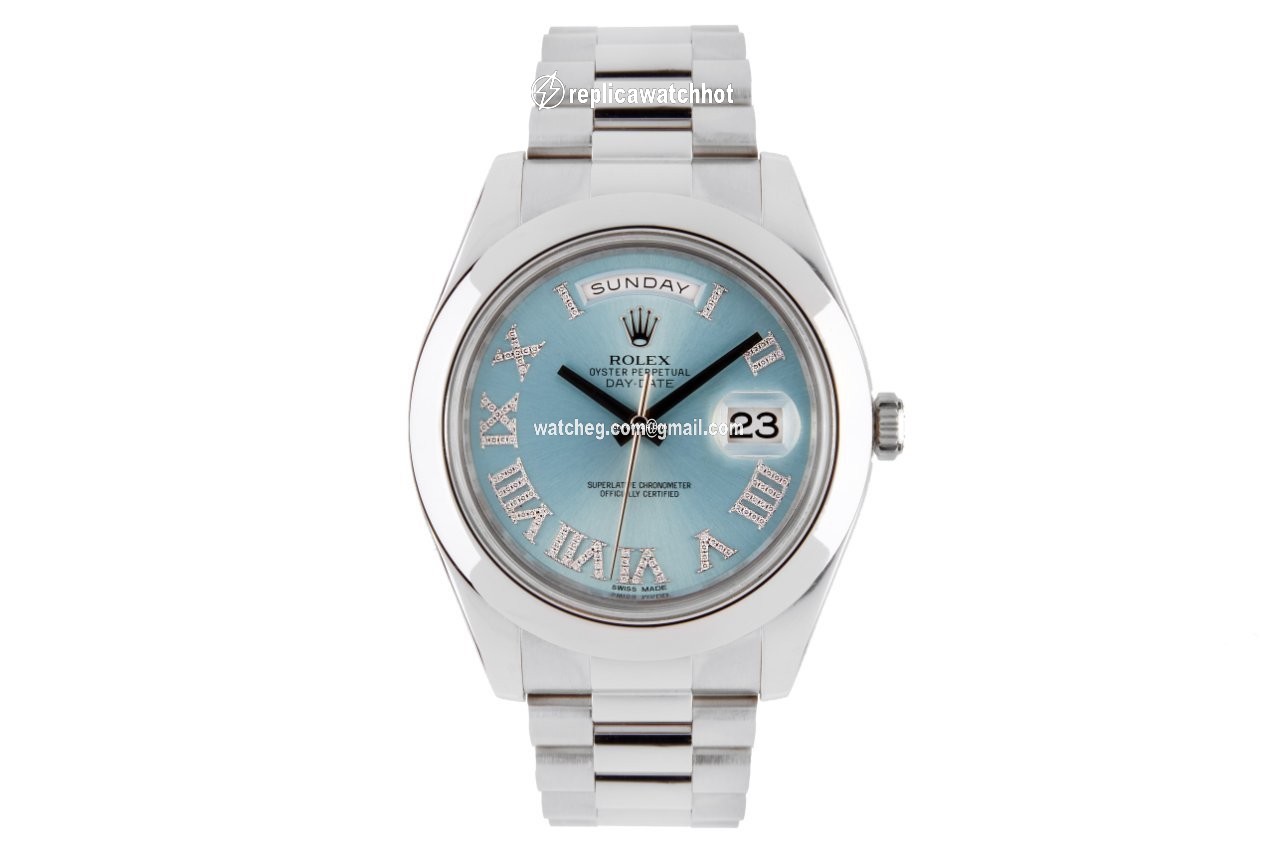Rolex Day-Date II Mens watch Unisex Platinum Automatic 218206 2