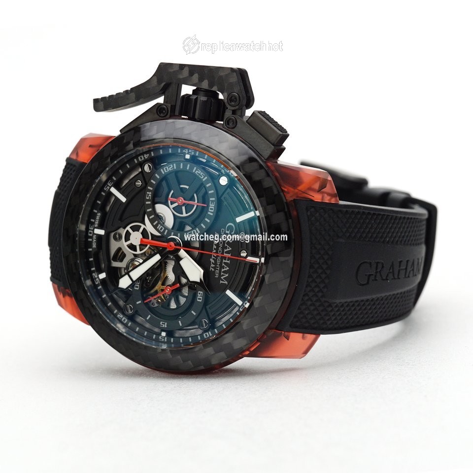 Graham Chronofighter Mens watch Unisex Automatic Carbon 2CCCK.B41A 2
