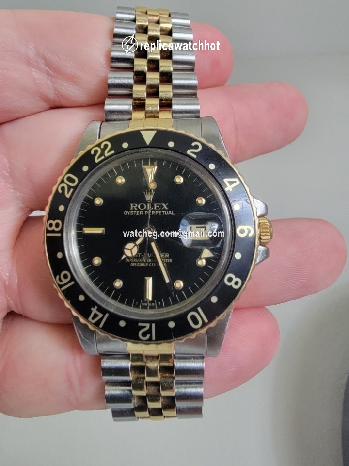 Rolex GMT-Master Mens watch Unisex Gold Steel Automatic 16753 2