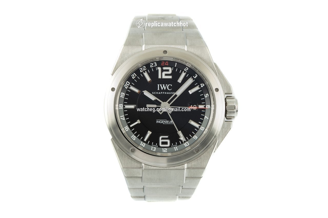 IWC Ingenieur Dual Time Mens watch Unisex Automatic Steel IW324402 2