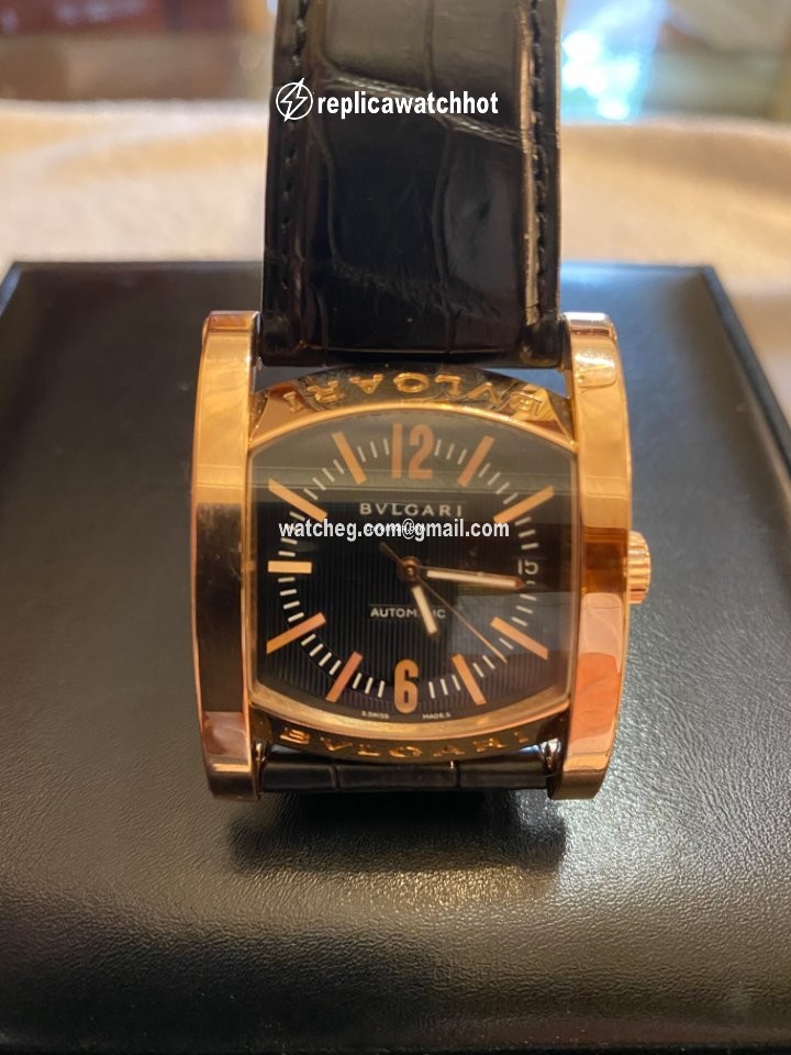 Bulgari Mens watch Unisex Automatic Rose gold DO126 195 199 2