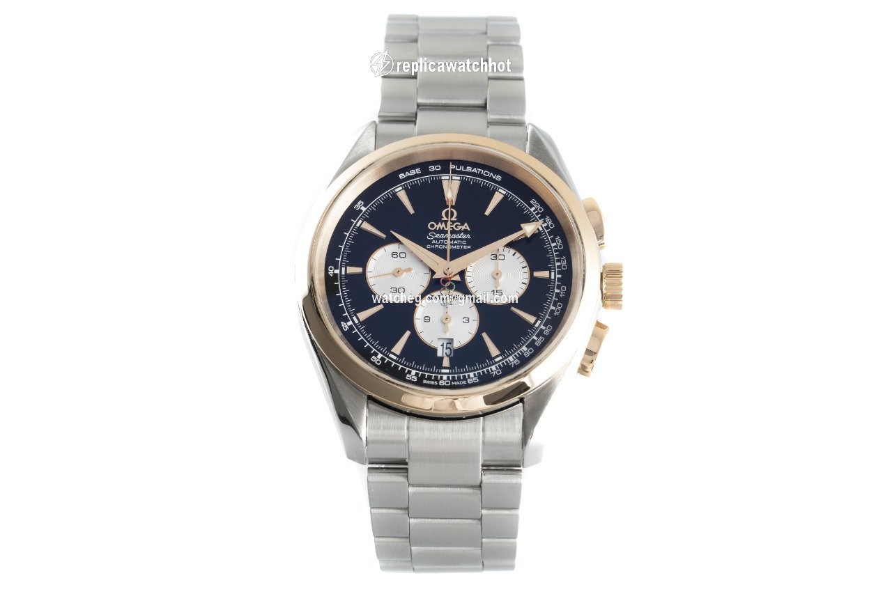 Omega Seamaster Aqua Terra Mens watch Unisex Automatic Gold Steel 221.20.42.40.01.001 2