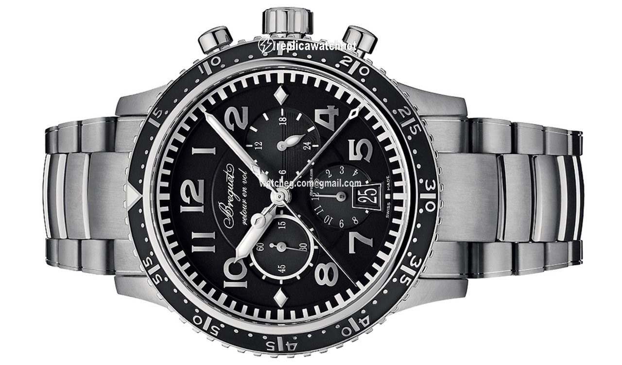 Breguet Type XX - XXI - XXII Mens watch Unisex Automatic Titanium 3810ti h2 tz9 2