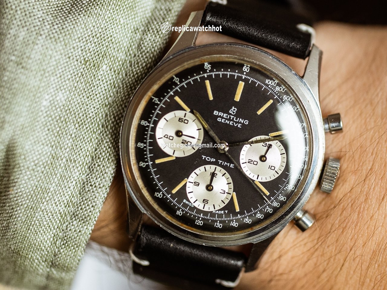 Breitling Top Time Mens watch Unisex Manual winding Steel 765 2