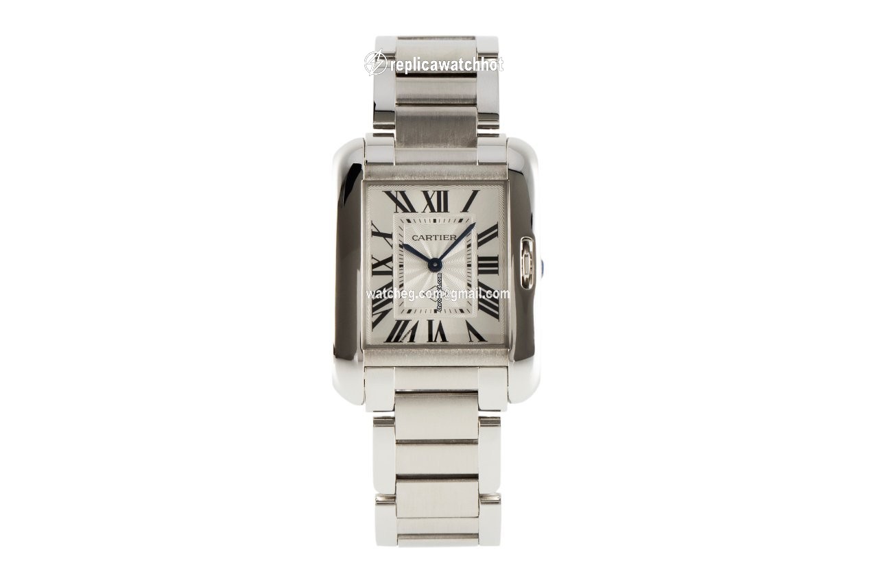 Cartier Tank Anglaise Womens watch Quartz Steel W5310044 2