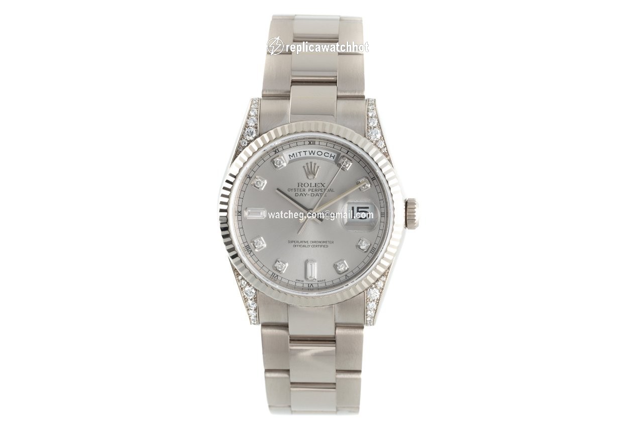 Rolex Day-Date 36 Mens watch Unisex White gold Automatic 118339 2