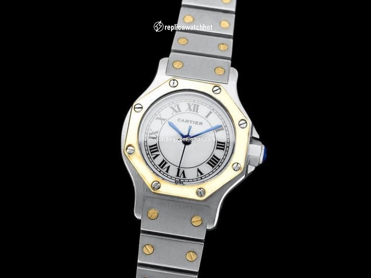 Cartier Mens watch Unisex Automatic Gold Steel 8437ST 2