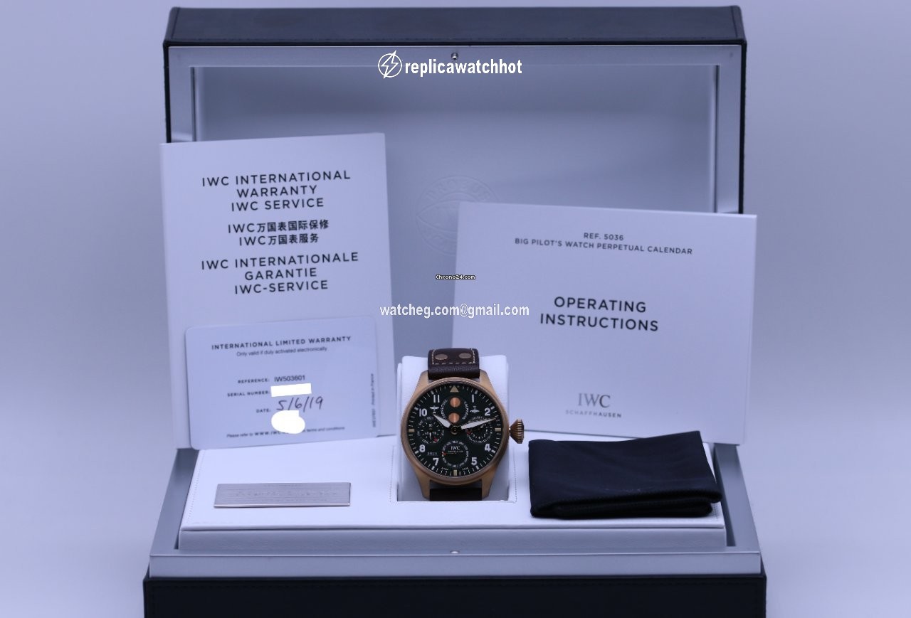 IWC Big Pilot Mens watch Unisex Automatic Bronze IW503601 2
