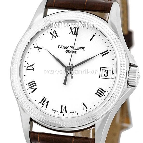Patek Philippe Calatrava Mens watch Unisex Automatic White gold 5117 G 2
