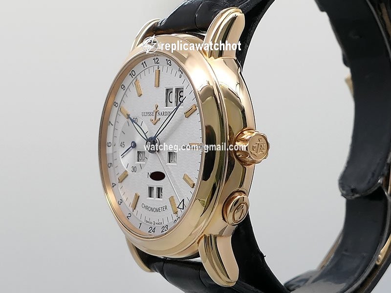 Ulysse Nardin GMT + - Perpetual Mens watch Unisex Automatic Rose gold 322-88 2