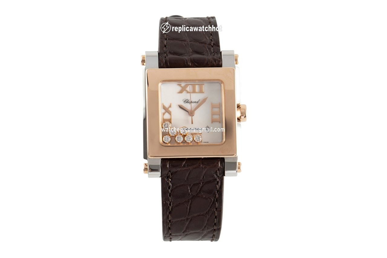 Chopard Happy Sport Womens watch Quartz Gold Steel 278497-9001 2