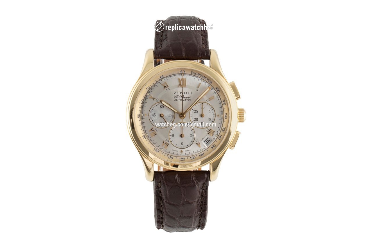 Zenith El Primero Chronograph Mens watch Unisex Automatic Yellow gold 30.0500.400 2