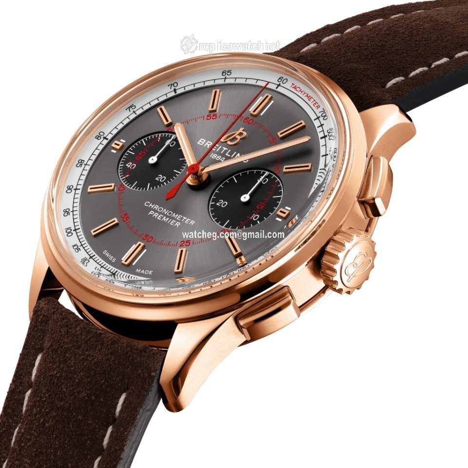 Breitling Mens watch Unisex Automatic Red gold RB0118A31B1X1 2