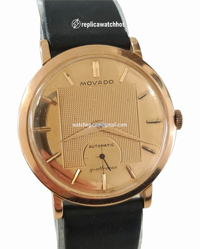 Movado Mens watch Unisex Automatic Rose gold R8483 2