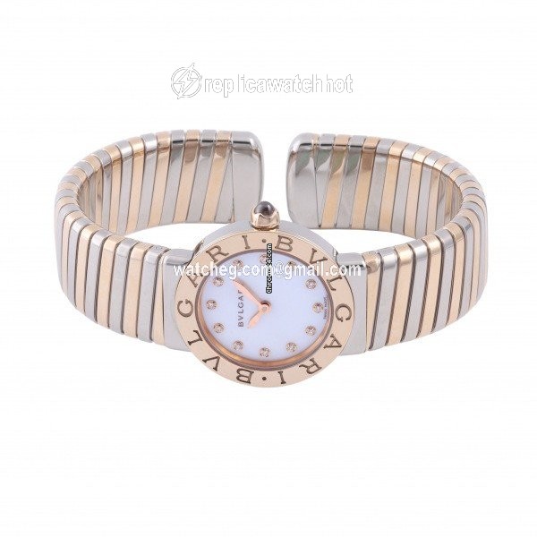 Bulgari Bulgari Quartz Gold Steel BBL262TWSPG 12 2