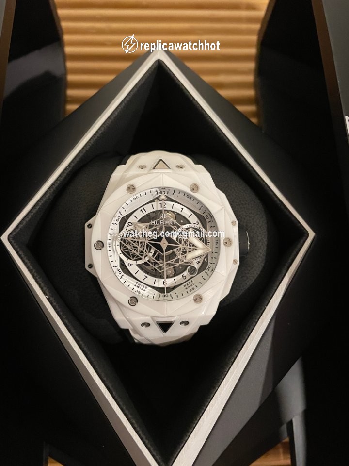 Hublot Big Bang Sang Bleu Mens watch Unisex Automatic Ceramic 418.HX.2001.RX.MXM21 2
