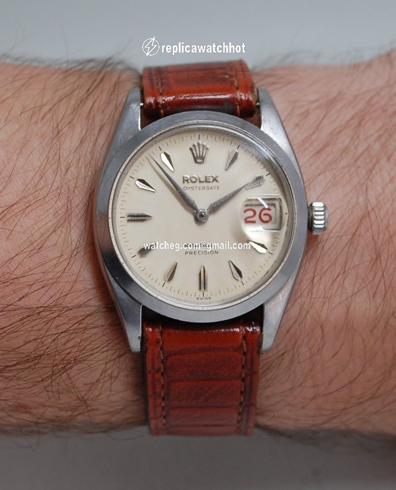 Rolex Oyster Precision Mens watch Unisex Steel Manual winding 6494 2