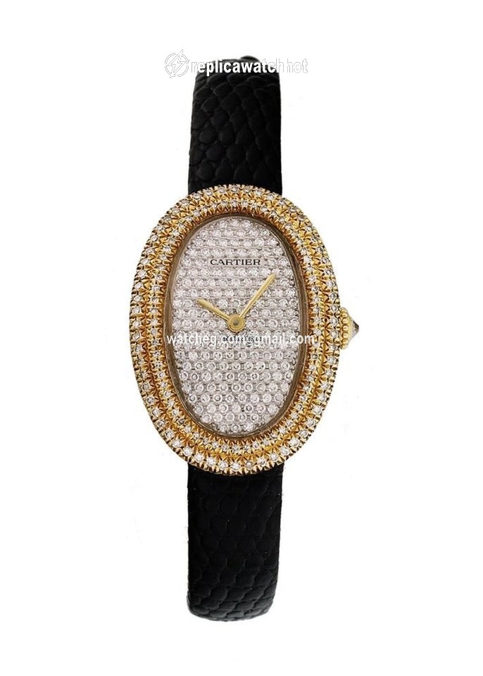 Cartier Baignoire Womens watch Manual winding Yellow gold 7743 2