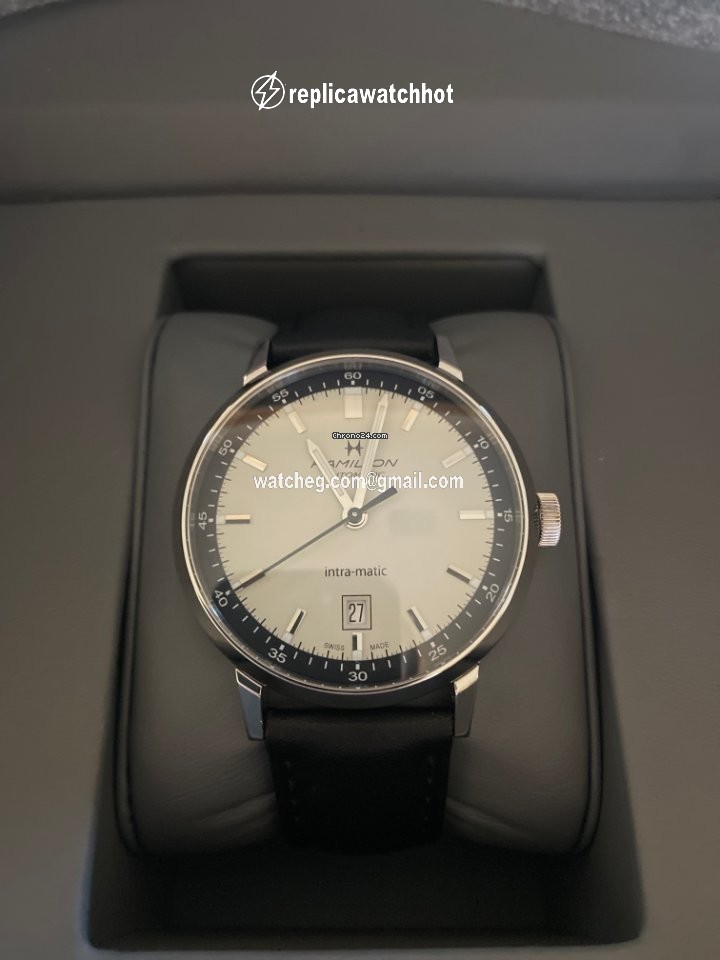 Hamilton Intra-Matic Mens watch Unisex Automatic Steel H38425720 2