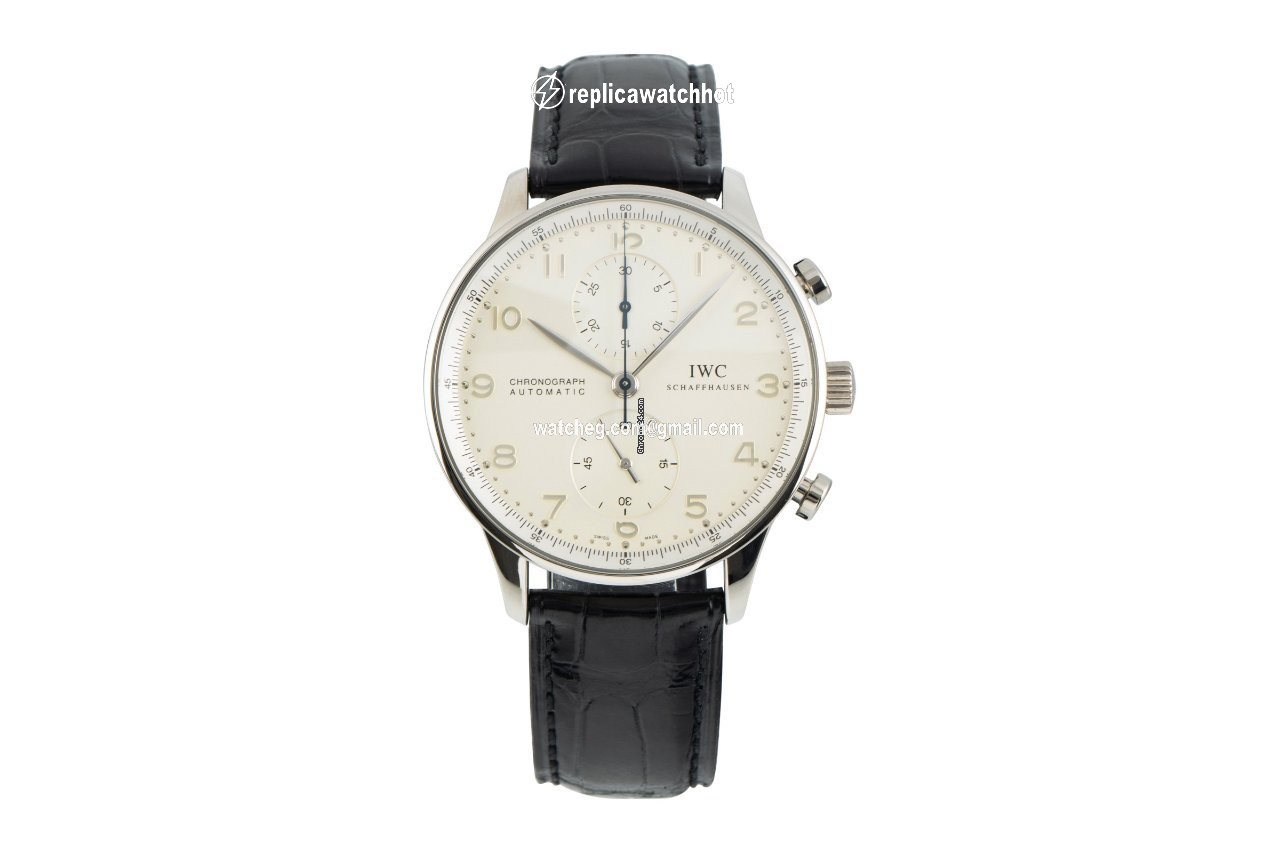 IWC Portuguese Chronograph Mens watch Unisex Automatic White gold 3714 2