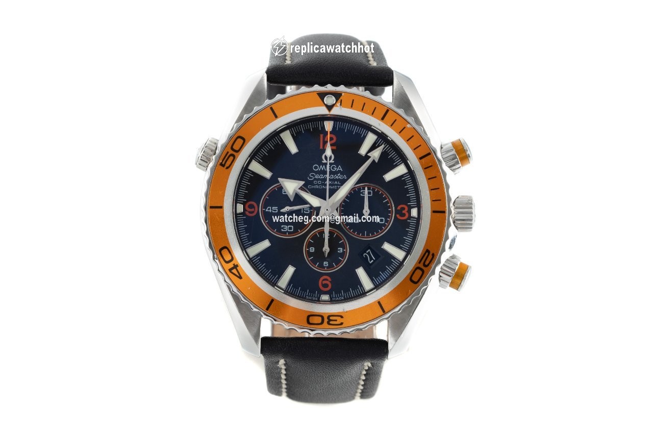 Omega Seamaster Planet Ocean Chronograph Mens watch Unisex Automatic Steel 2918.50.82 2