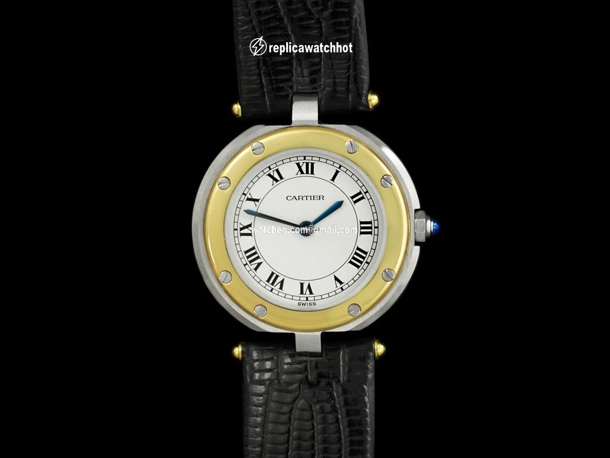 Cartier Womens watch Quartz Gold Steel 8307 2