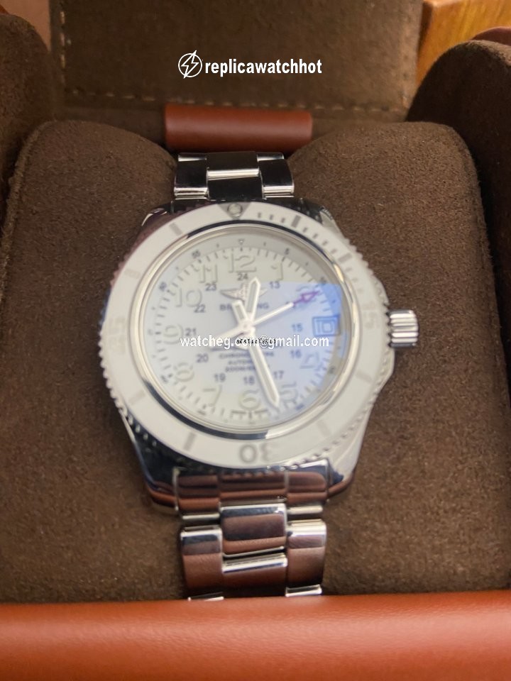 Breitling Superocean II 36 Womens watch Automatic Steel A17312D2 A775-179A 2