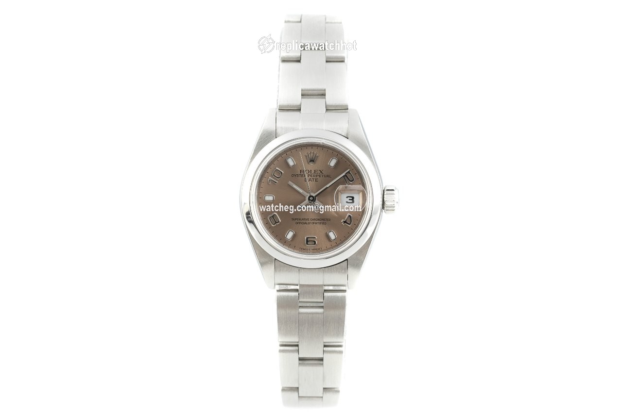 Rolex Oyster Perpetual Lady Date Womens watch Steel Automatic 79160 2