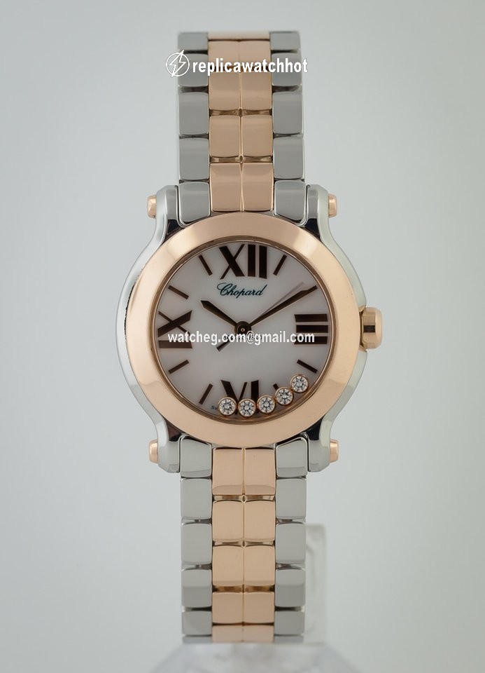 Chopard Happy Sport Womens watch Quartz Gold Steel 278509-6003 2