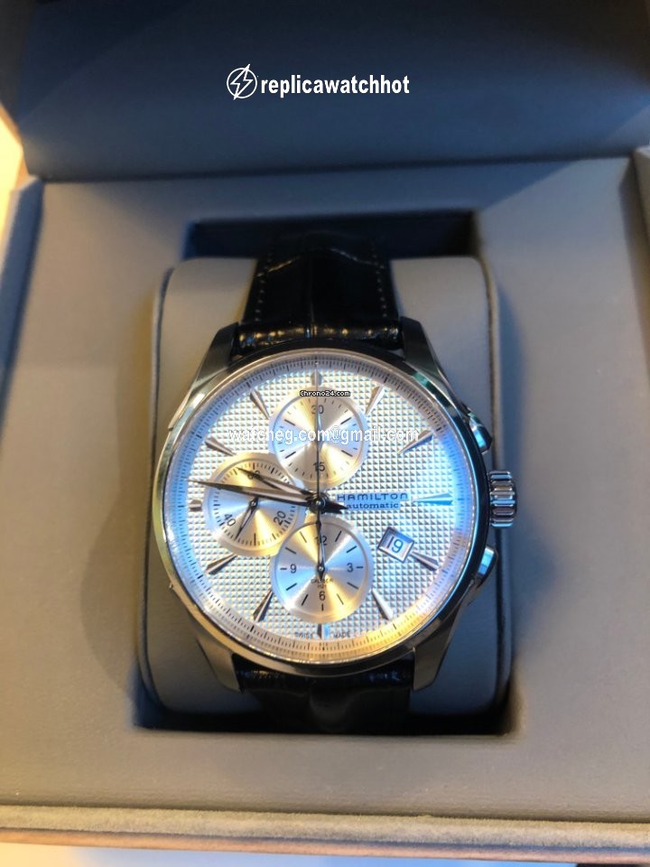Hamilton Jazzmaster Auto Chrono Mens watch Unisex Automatic Steel H32596751 2