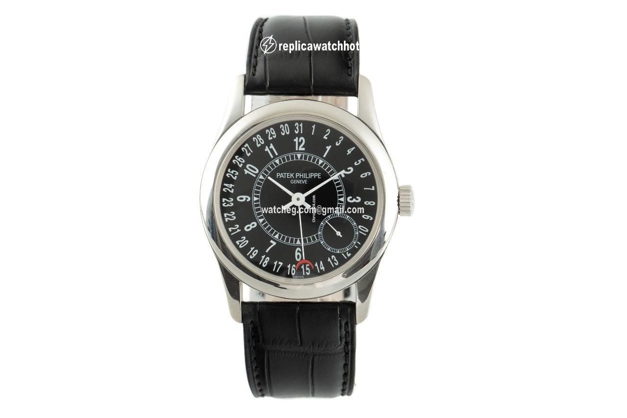 Patek Philippe Calatrava Mens watch Unisex Automatic White gold 6000 2