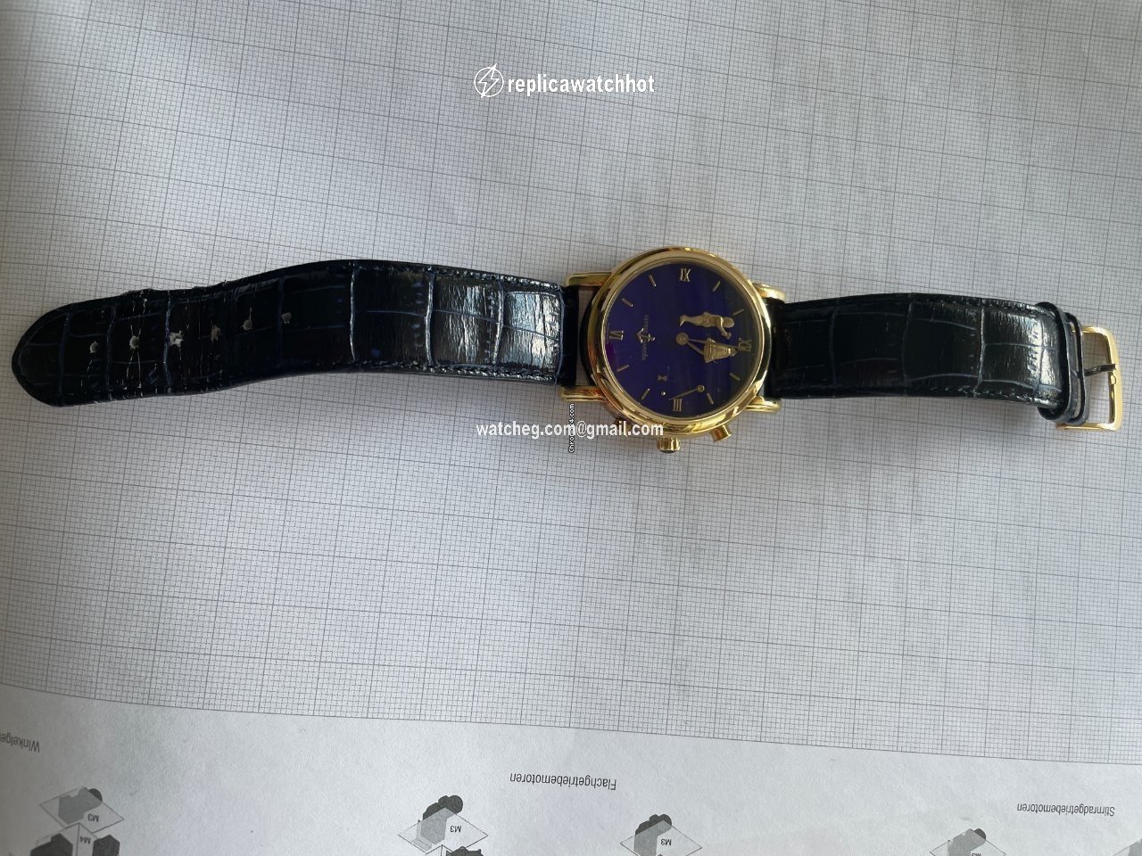 Ulysse Nardin Hourstriker Mens watch Unisex Automatic Yellow gold 751-22 2