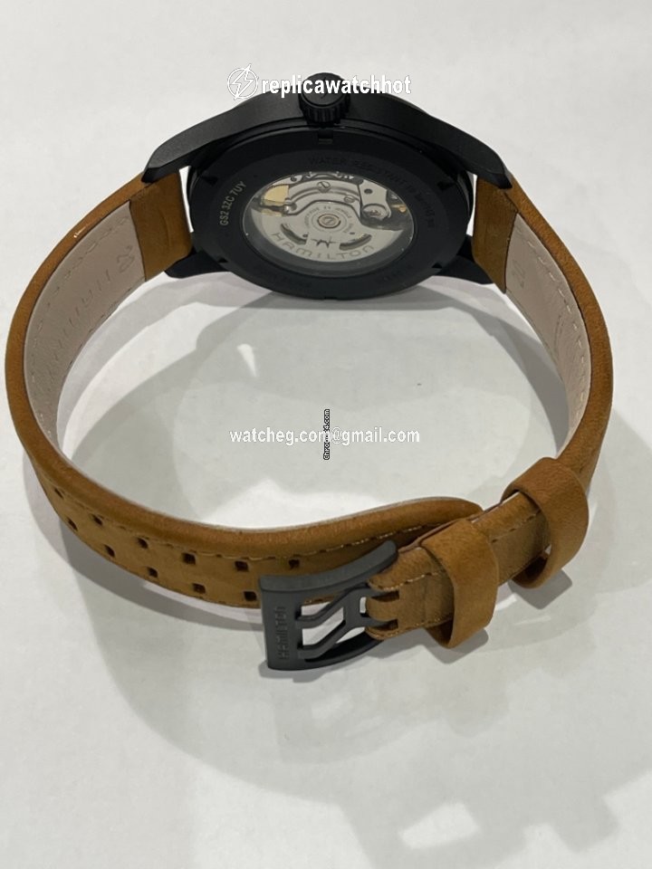 Hamilton Khaki Field Titanium Mens watch Unisex Automatic Titanium H70665533 2