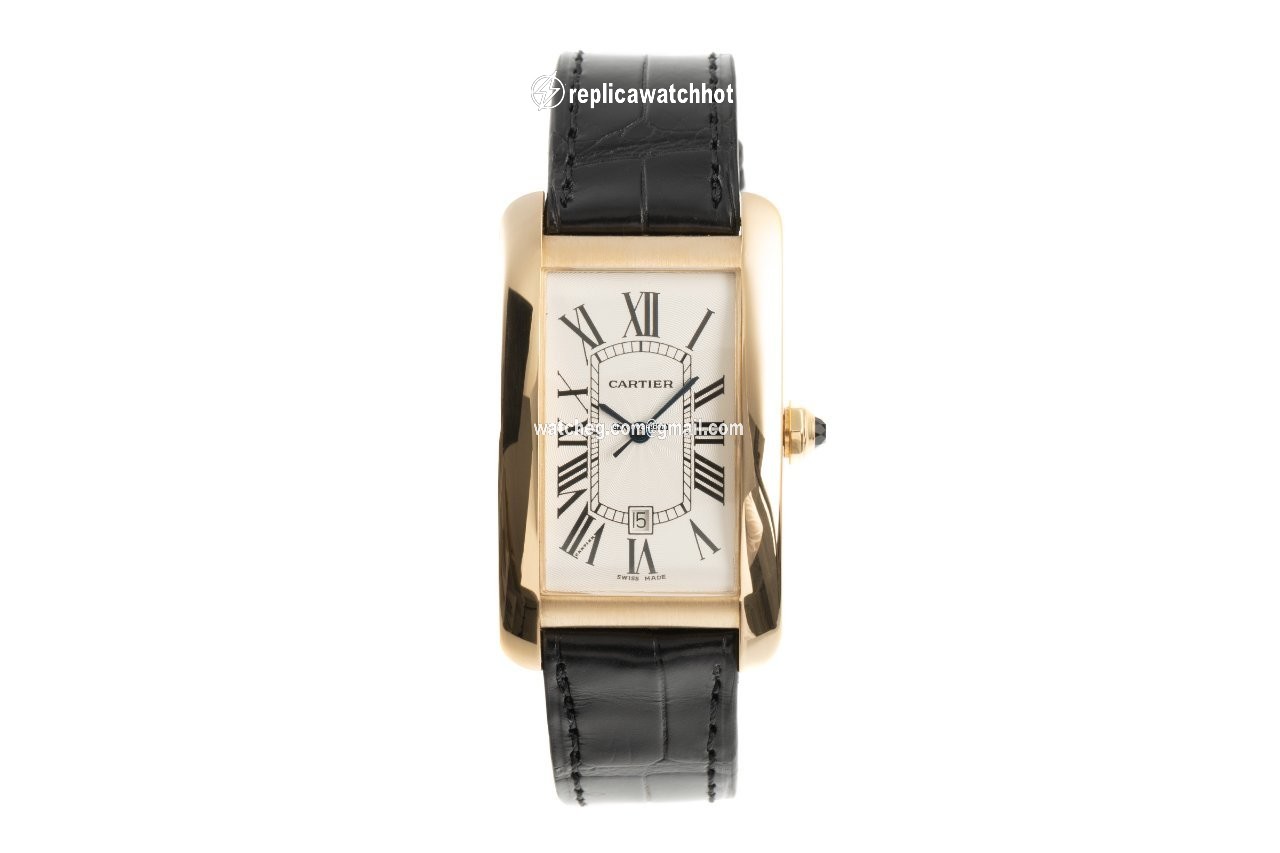 Cartier Tank Americaine Mens watch Unisex Automatic Yellow gold 2329 2