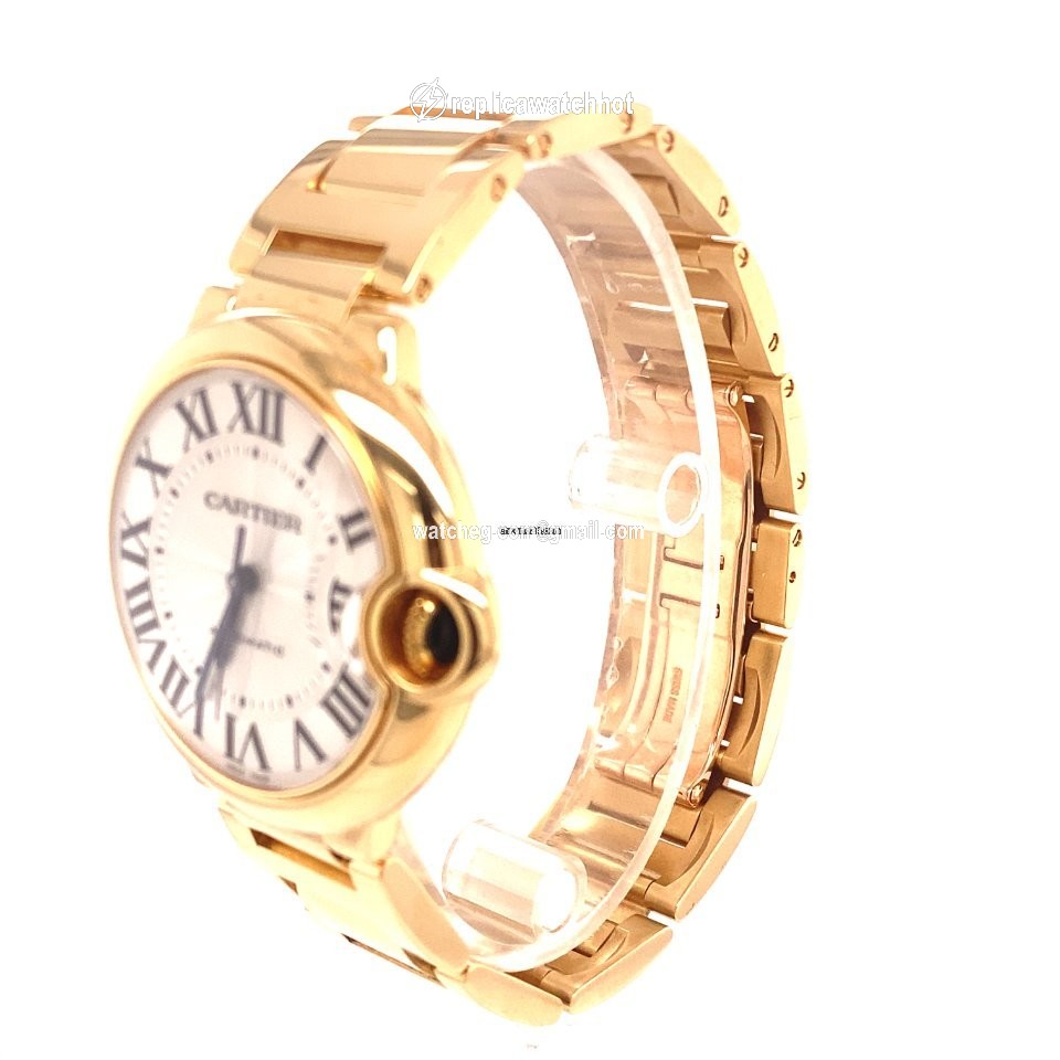 Cartier Ballon Bleu 36mm Womens watch Automatic Yellow gold W69003Z2 2