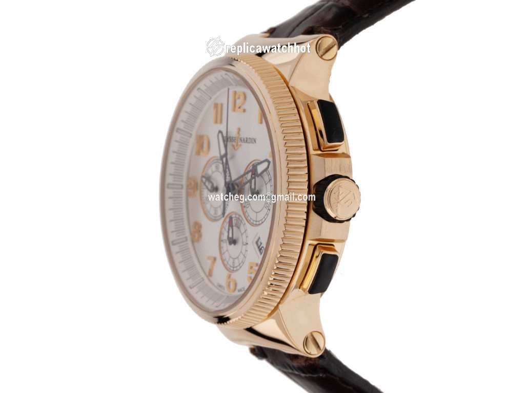 Ulysse Nardin Marine Chronograph Mens watch Unisex Automatic Rose gold 1506-150 2