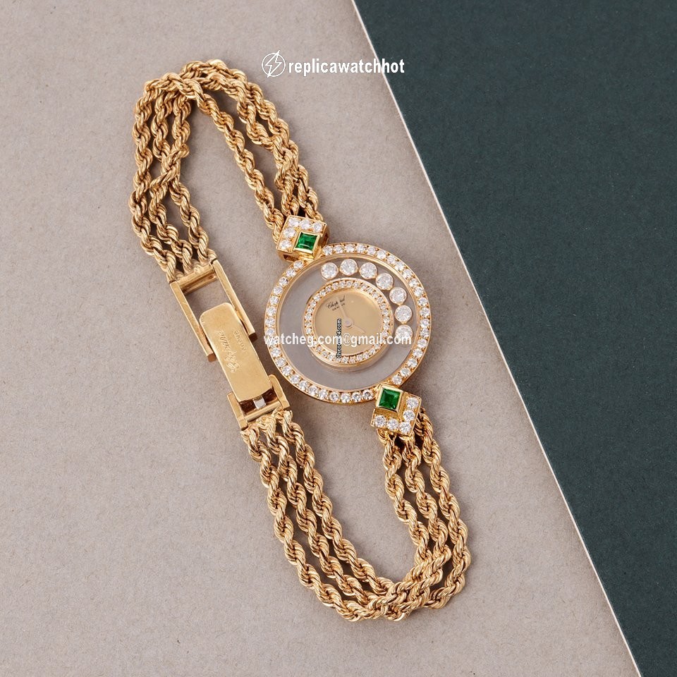 Chopard Happy Diamonds Womens watch Quartz Yellow gold 4066 2