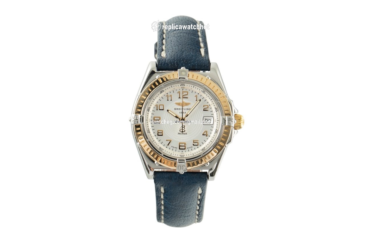 Breitling Wings Lady Womens watch Quartz Gold Steel D67050 2