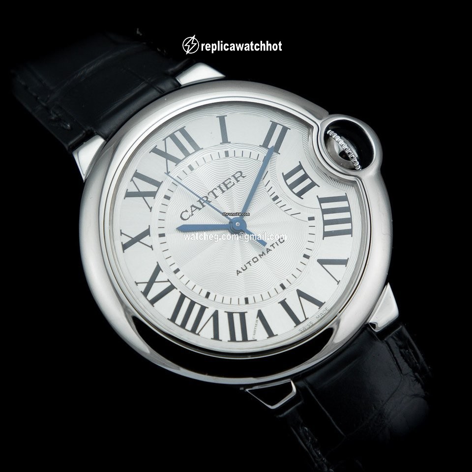 Cartier Ballon Bleu 36mm Mens watch Unisex Automatic Steel W69017Z4 2