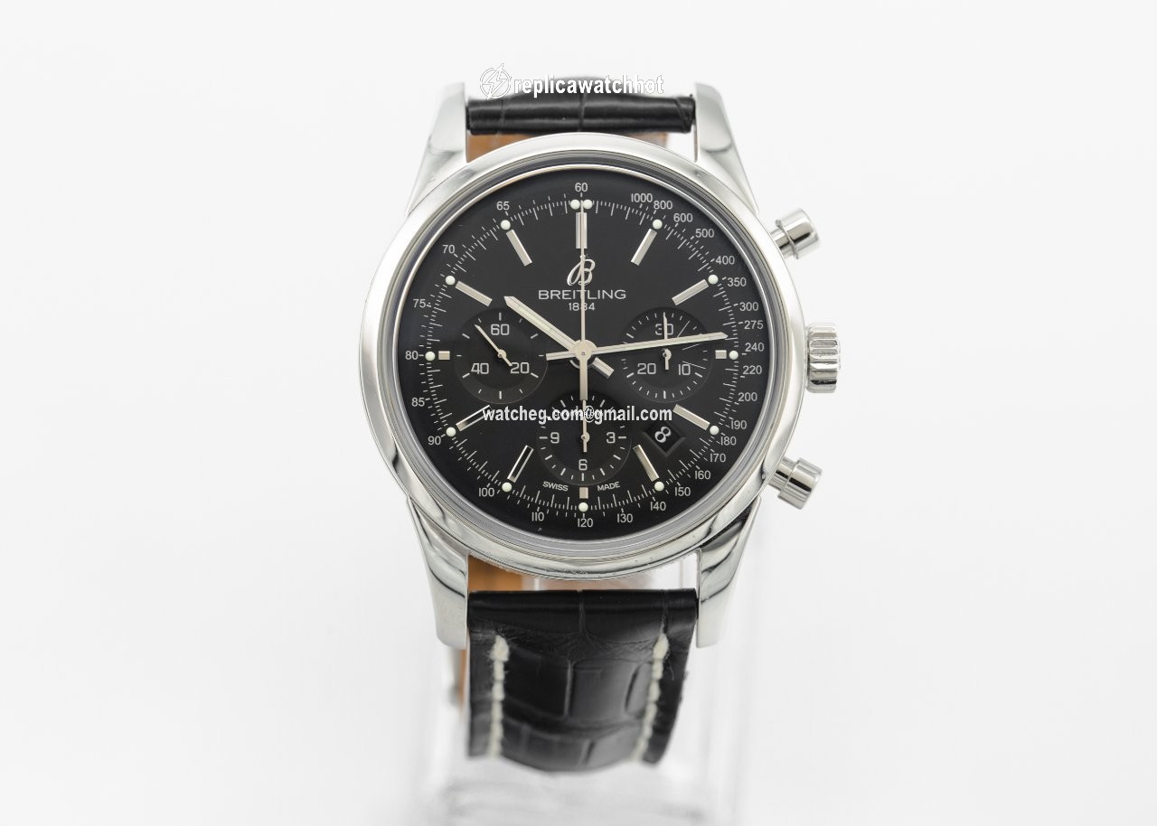 Breitling Transocean Chronograph Mens watch Unisex Automatic Steel AB015212 BA99 2