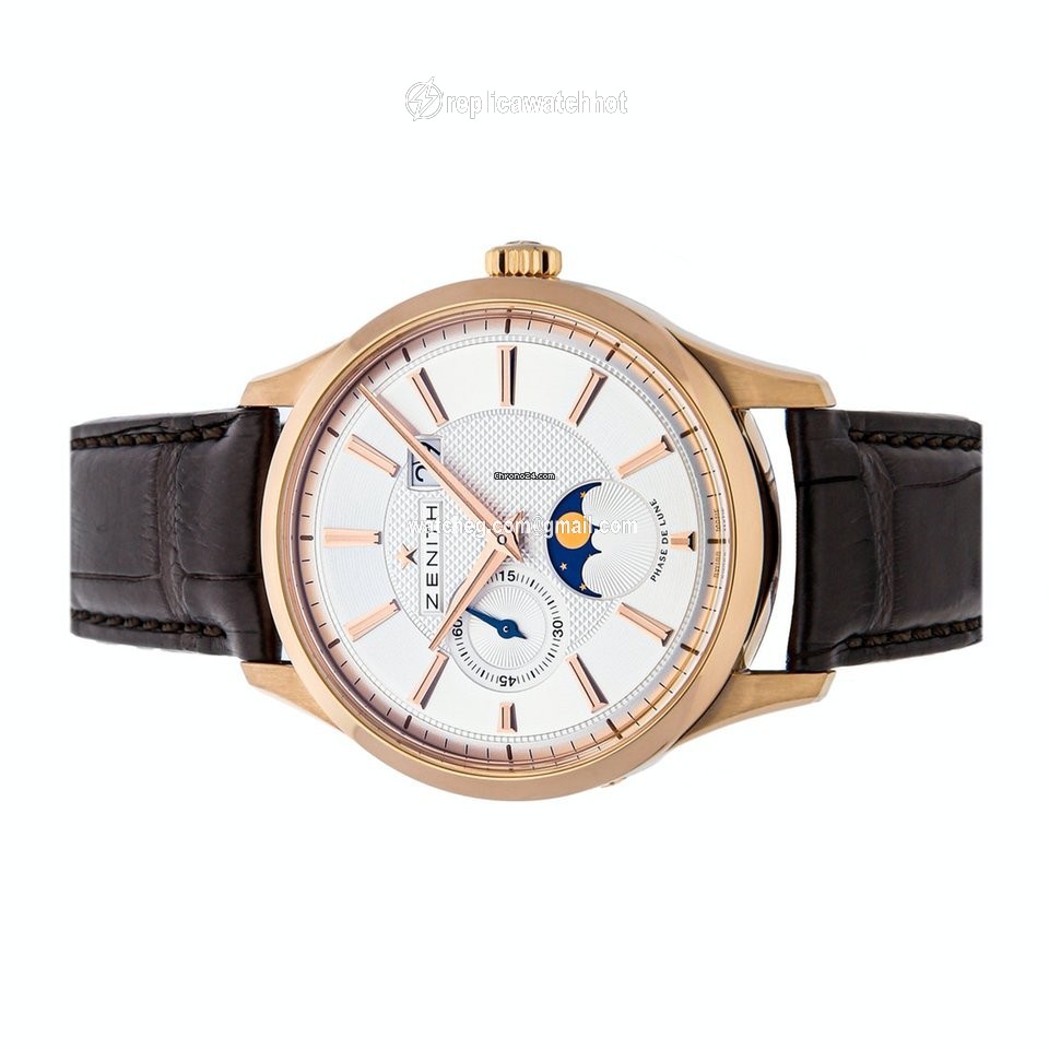 Zenith Captain Moonphase Mens watch Unisex Automatic Rose gold 18.2140.691 02.C498 2