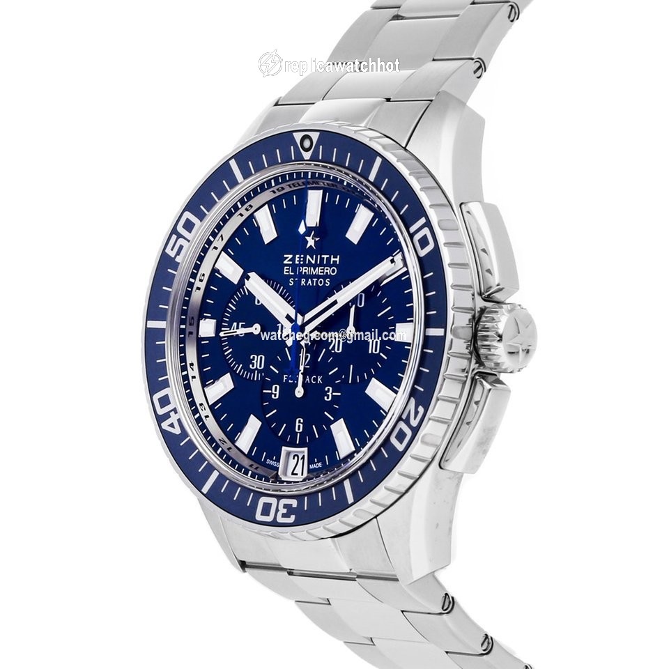Zenith El Primero Stratos Flyback Mens watch Unisex Automatic Steel 03.2067.405 51.M2060 2