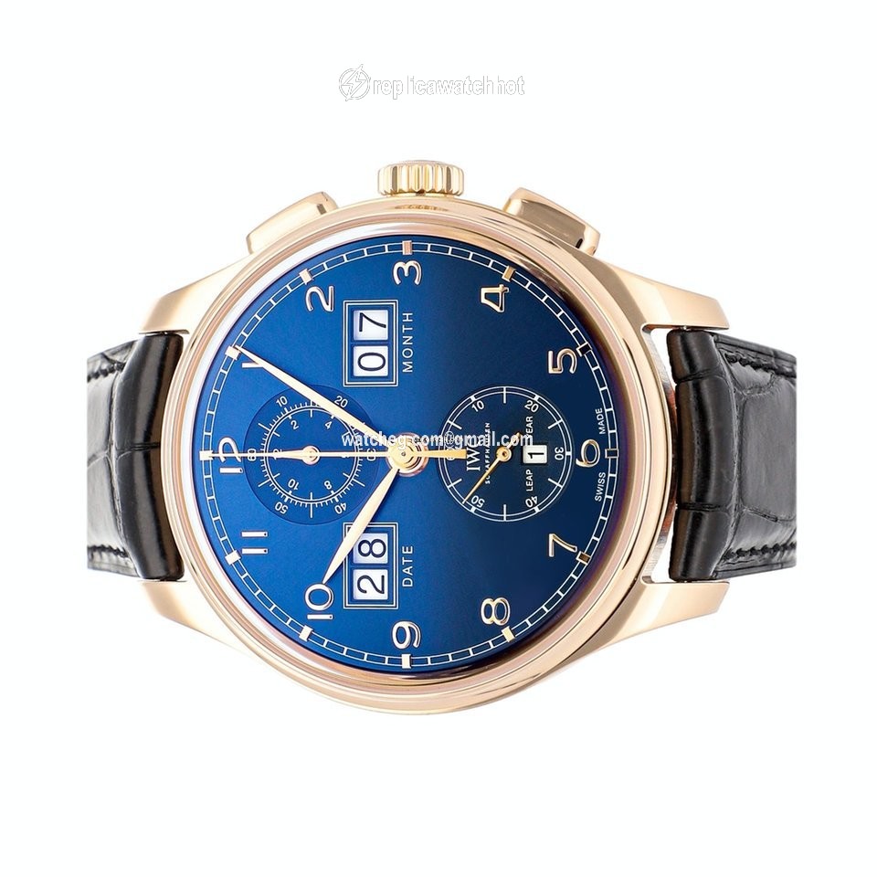 IWC Portuguese Perpetual Calendar Digital Date-Month Mens watch Unisex Automatic Rose gold IW3972-04 2