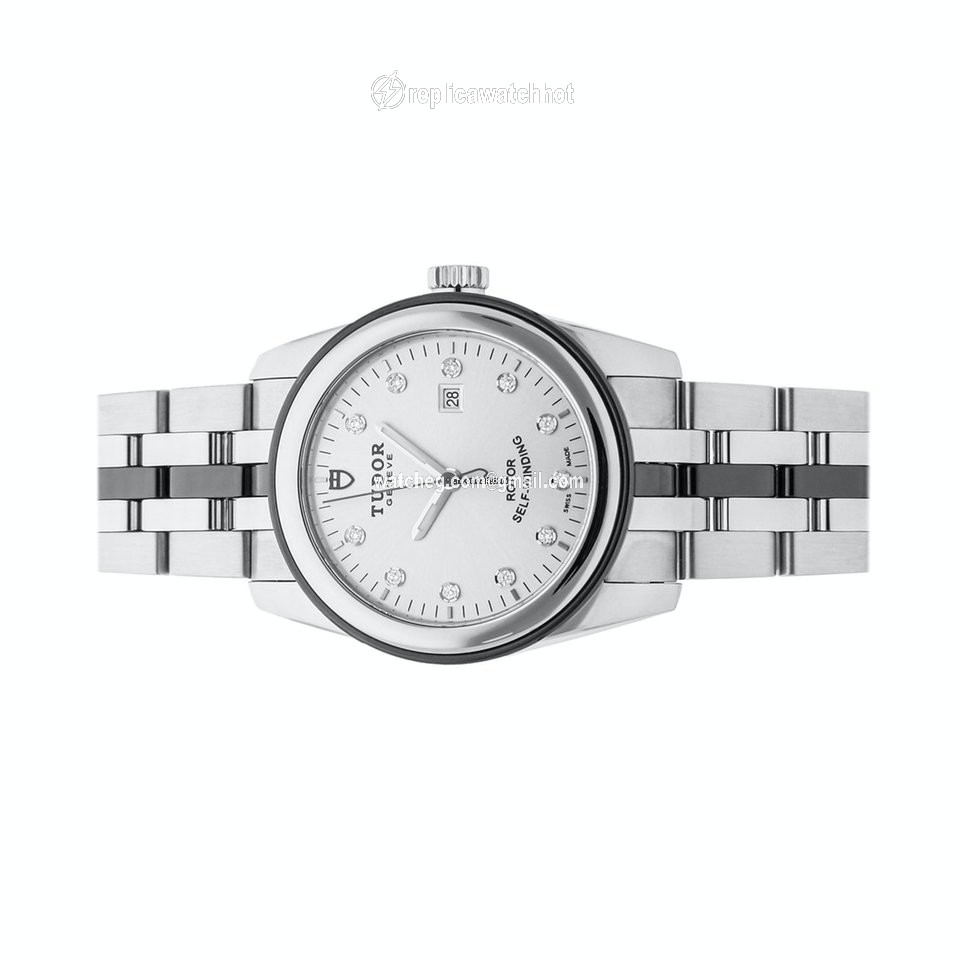 Tudor Glamour Date Womens watch Automatic Steel 53010N SLV DI BRC 2