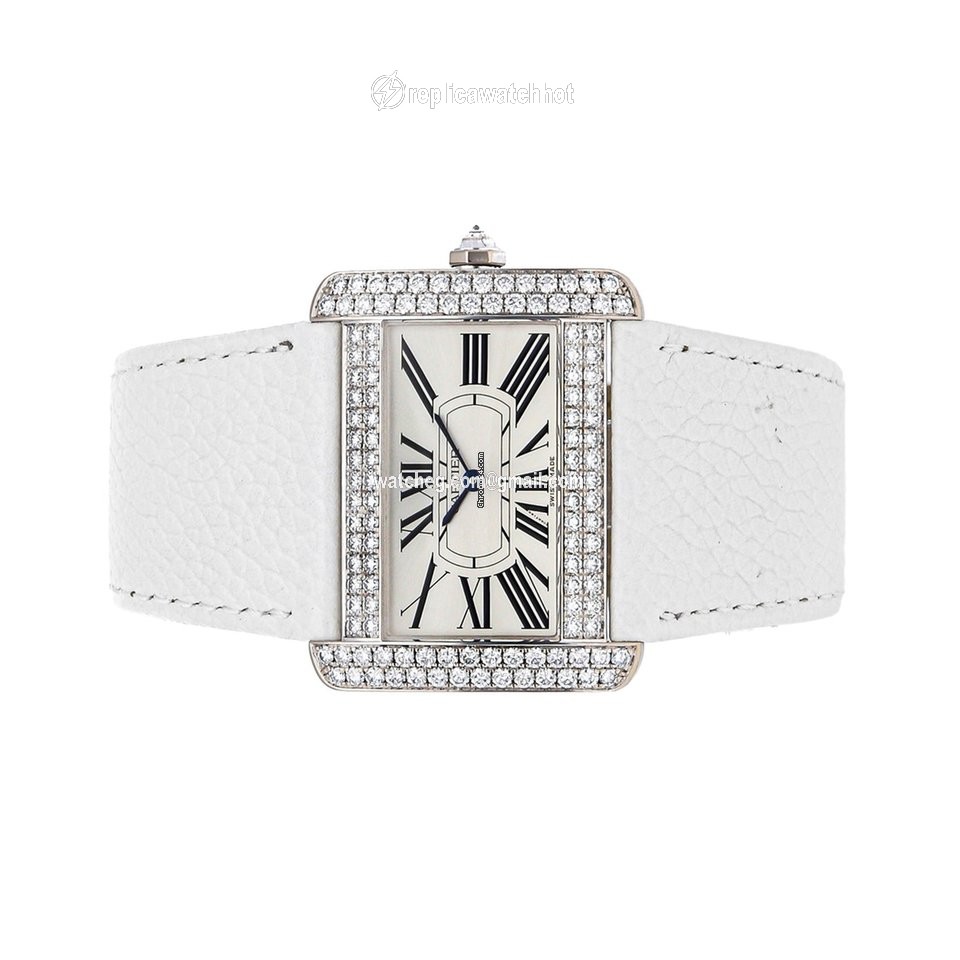 Cartier Tank Divan Womens watch Quartz White gold WA301356 2